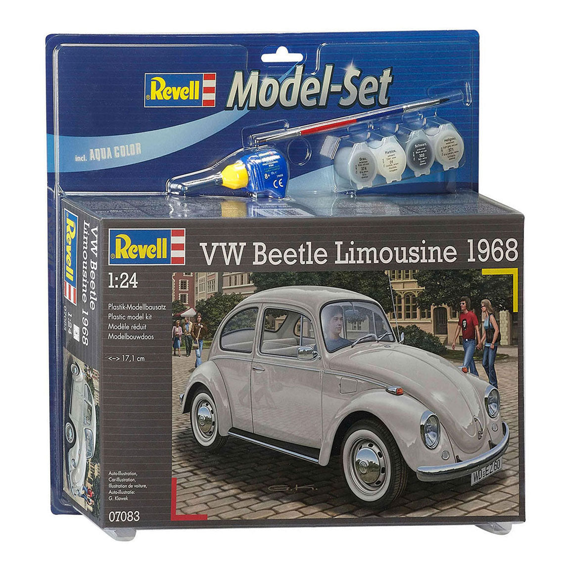 Ensemble de modèles Revell - Volkswagen Beetle Limousine 68