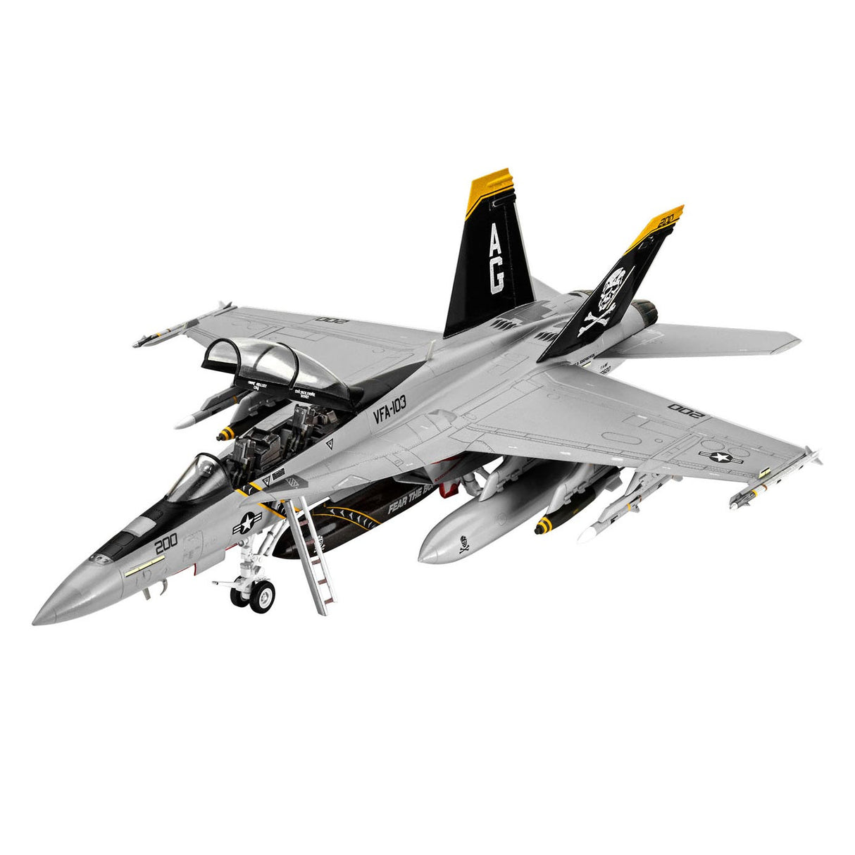 Revell F A-18F Super Hornet Model Building