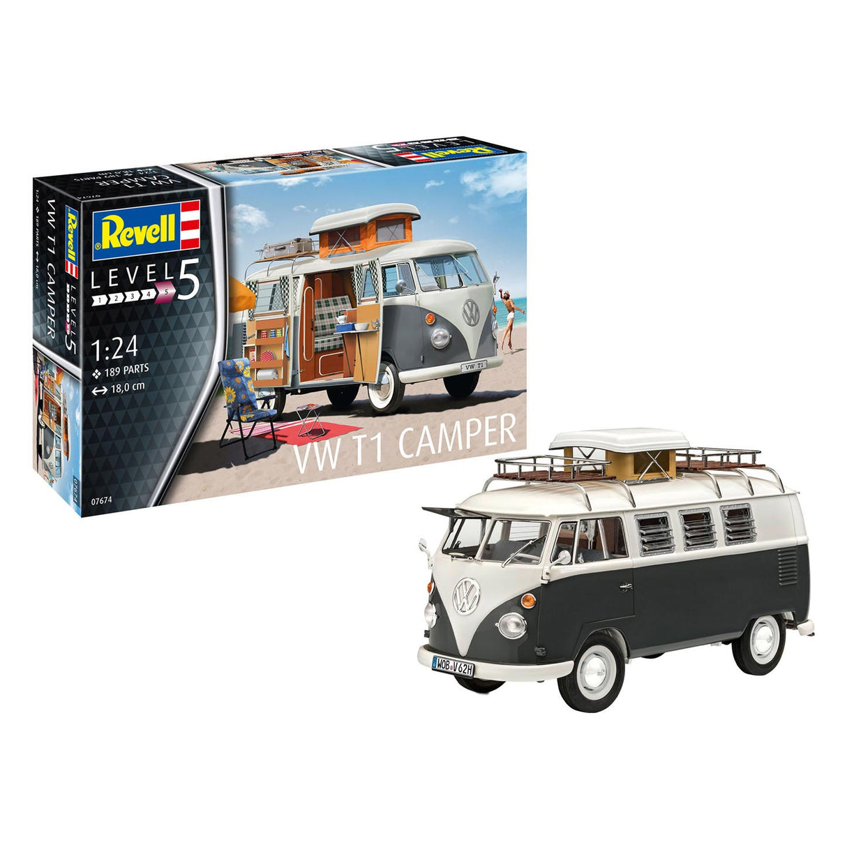 Budova modelu Camper Revell VW T1