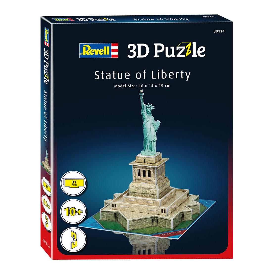 Kit de construction de puzzle 3D Revell - statue de la liberté 31e.