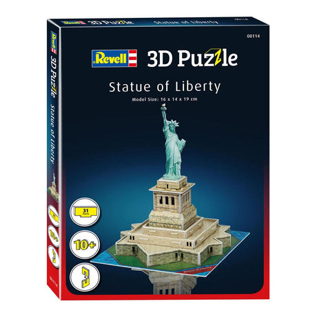 Kit de construction de puzzle 3D Revell - statue de la liberté 31e.
