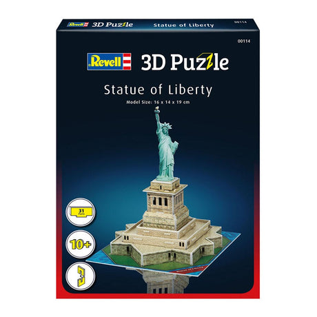 Kit de construction de puzzle 3D Revell - statue de la liberté 31e.