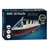 Kit de construction de puzzle 3D Revell - RMS Titanic LED Edition 266 pièces.