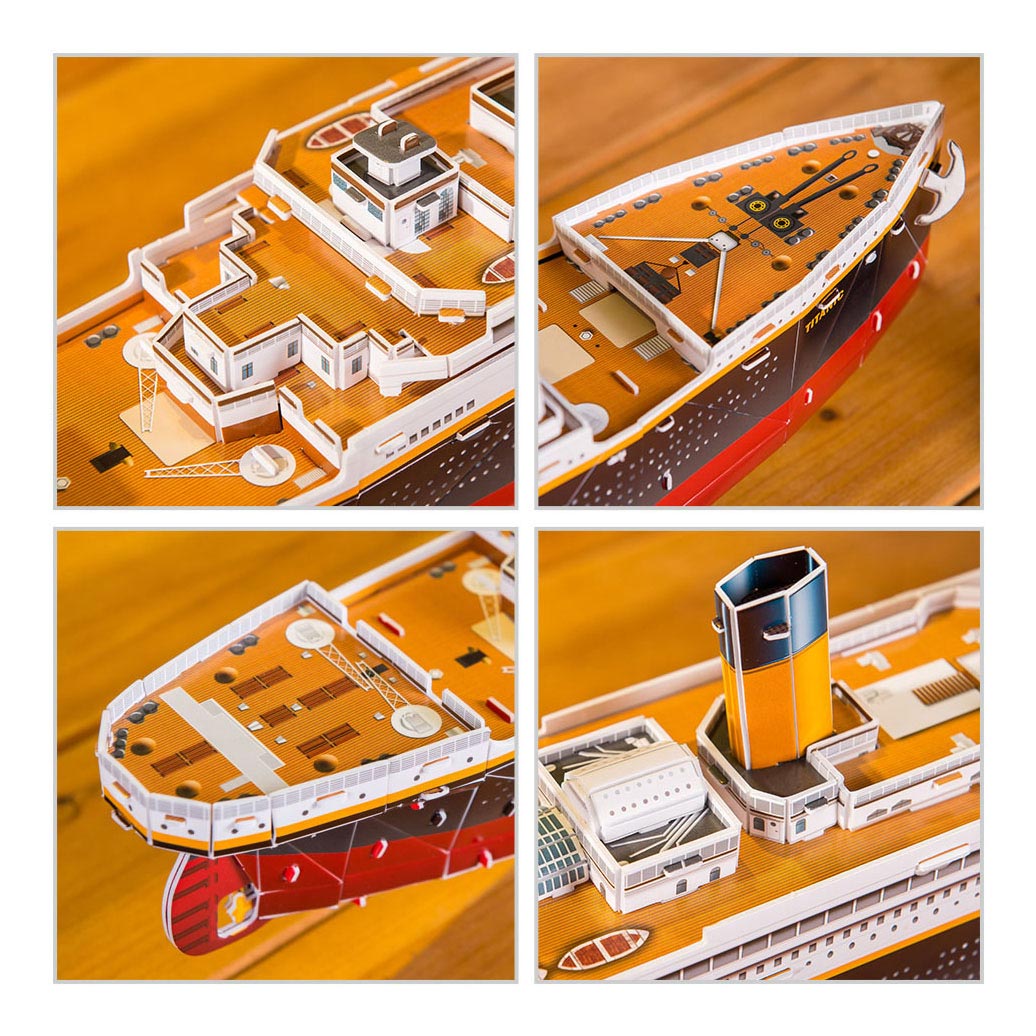 Kit de construction de puzzle 3D Revell - RMS Titanic 113 pièces.