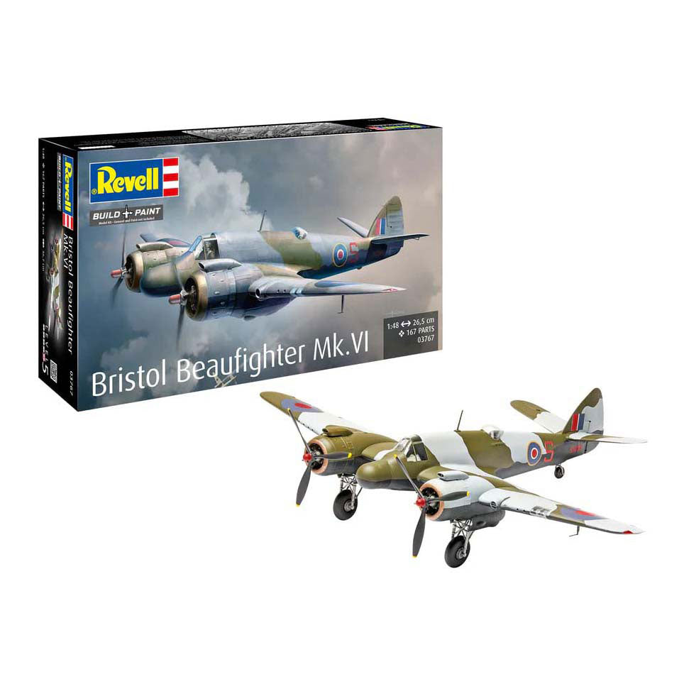 Maquette Revell - Bristol Beaufighter Mk. vi 1:48 - 167 parties.