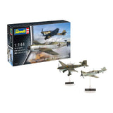 Maquette Revell - Messerschmitt bf109e Junkers ju87b 1:144 - 39 pcs.