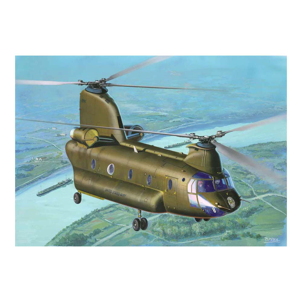 Revell modélisme kit véhicules militaires - 03825 ch-47d chinook heli plastique - 1:144 - modélisme