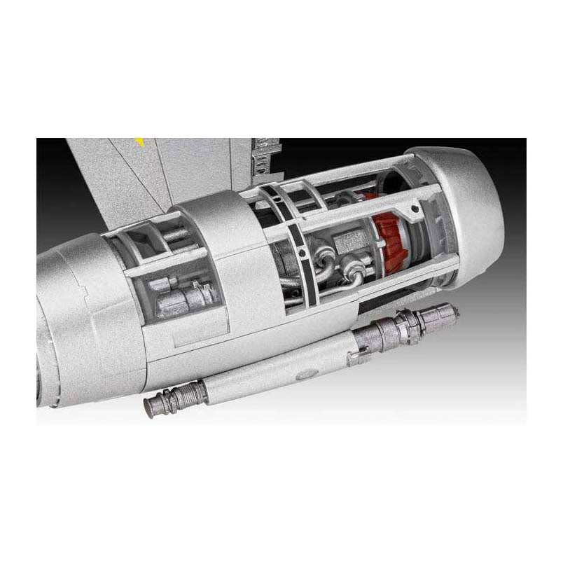 Revell maquette star wars - n1 starfighter le mandalorien 1:24 - 77 pcs.