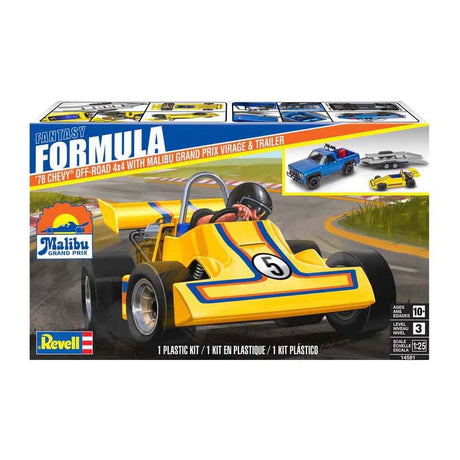 Maquette Revell - Pickup Chevy 4x4 '78 avec kart à pédales 1:25