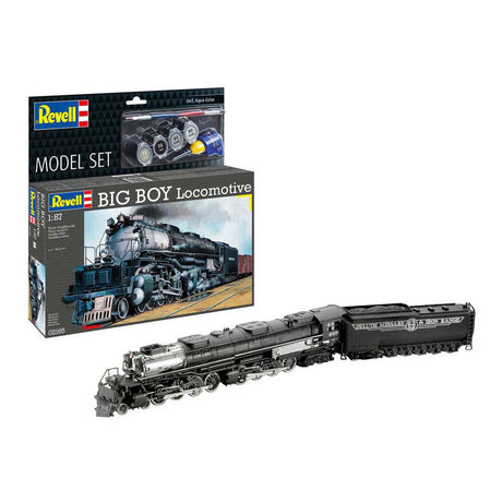 Maquette Revell - locomotive Big Boy 1:87 - 233 pièces - avec. couleurs de peinture de base