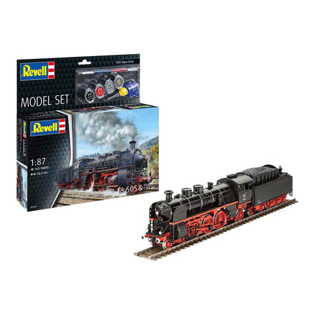 Maquette Revell - schnellzulokomotive br18505 avec annexe 1:87 - 163 pièces. - y compris couleurs de peinture de base