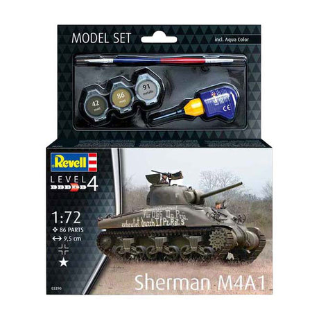 Maquette Revell - Sherman M4A1 1:72 - 86 pcs.