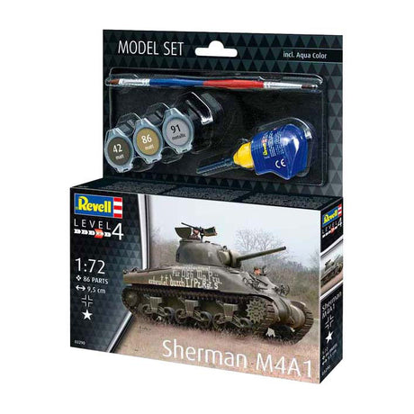 Maquette Revell - Sherman M4A1 1:72 - 86 pcs.