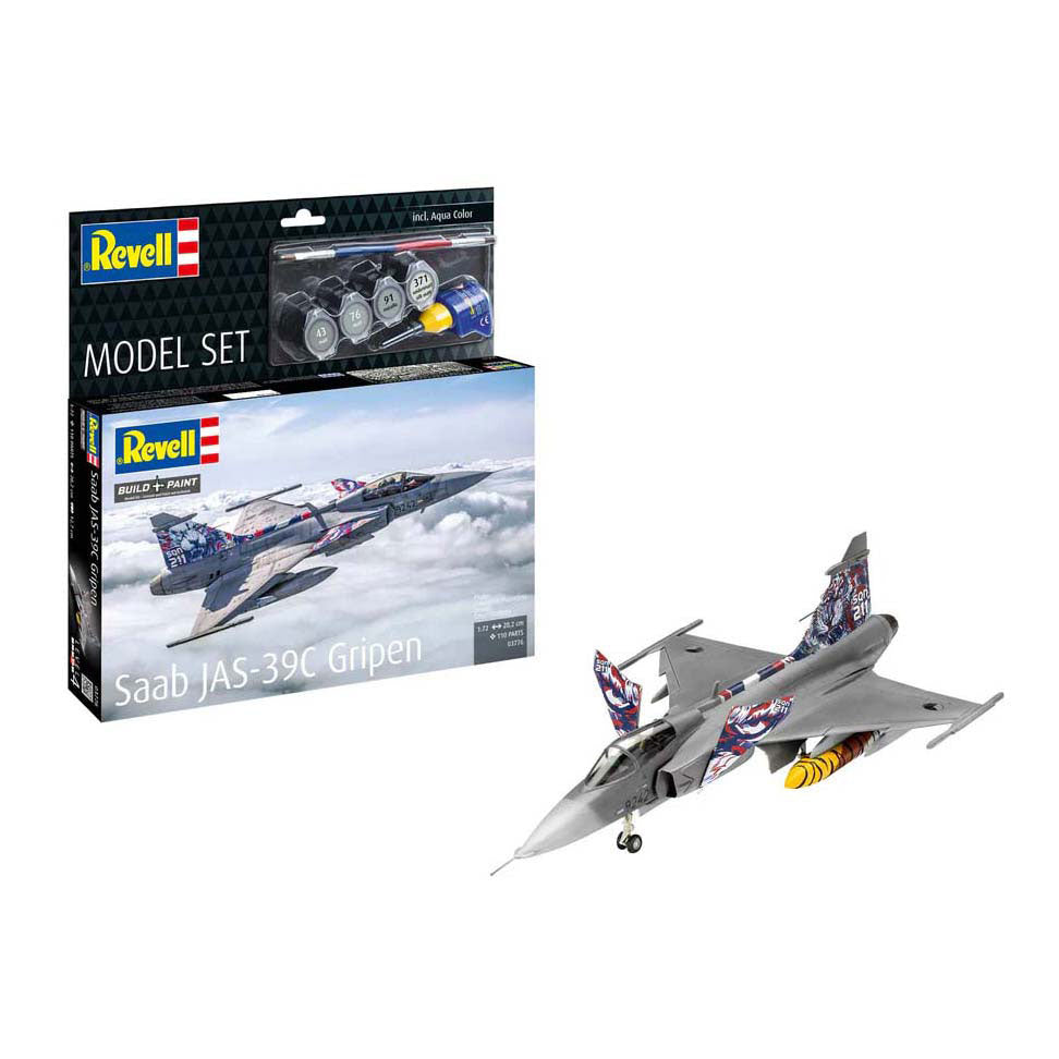 Maquette Revell - Saab jas-39c gripen 1:72 - 110 pcs.