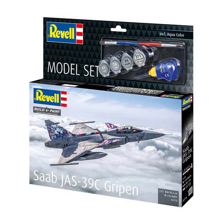 Maquette Revell - Saab jas-39c gripen 1:72 - 110 pcs.