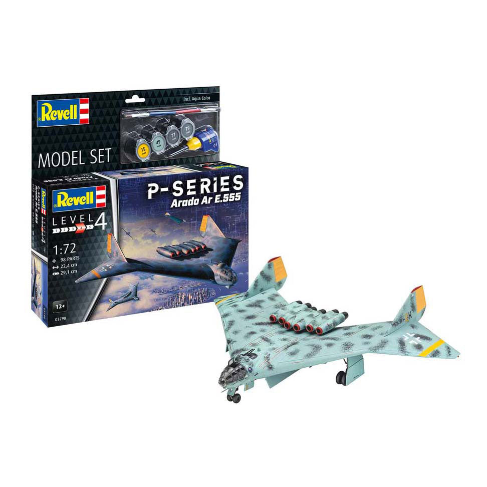Maquette Revell - série P - ar555 1:72 - 98 pcs. - y compris couleurs de peinture de base