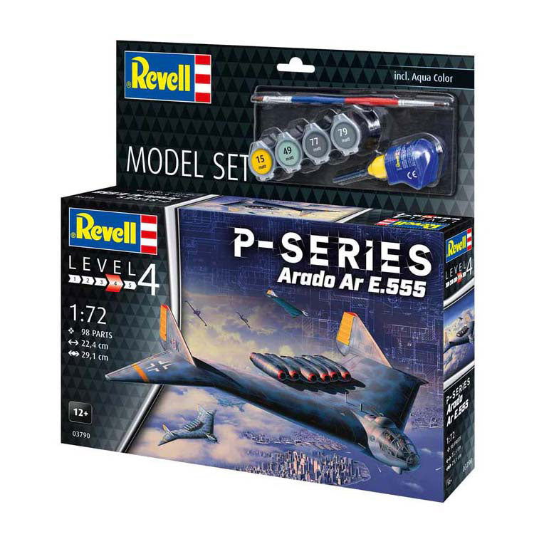 Maquette Revell - série P - ar555 1:72 - 98 pcs. - y compris couleurs de peinture de base