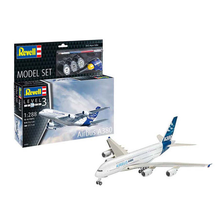 Maquette Revell - Airbus A380 1:288 - 48 pièces. - y compris couleurs de peinture de base