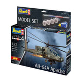 Maquette Revell - ah-64a apache 1:72 - 71 pcs. - y compris couleurs de peinture de base