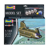 Maquette Revell - ch-47d chinook 1:144 - 104 pcs. - y compris couleurs de peinture de base