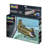 Maquette Revell - ch-47d chinook 1:144 - 104 pcs. - y compris couleurs de peinture de base