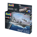 Maquette Revell - porte-avions d'assaut de la marine américaine, classe 1:700 - 142 pcs.