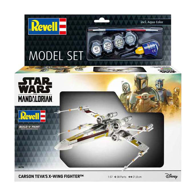 Maquette Revell - le Mandalorien : X-wing de Carson Tevi 1:57 - 38 pcs.