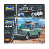Maquette Revell - Land Rover série III LWB (s. Wagon) 1:24 - 184 pièces. - y compris couleurs de peinture de base
