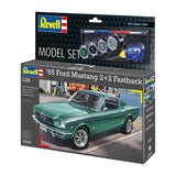 Maquette Revell - 1965 Ford Mustang 2+2 fastback 1:24 - 82 pcs. - y compris couleurs de peinture de base
