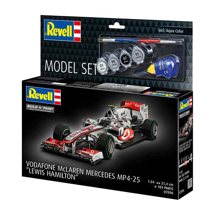 Maquette Revell - Vodafone Mclaren Mercedes MP4-25 l. Hamilton 1:24 - 103 pièces.