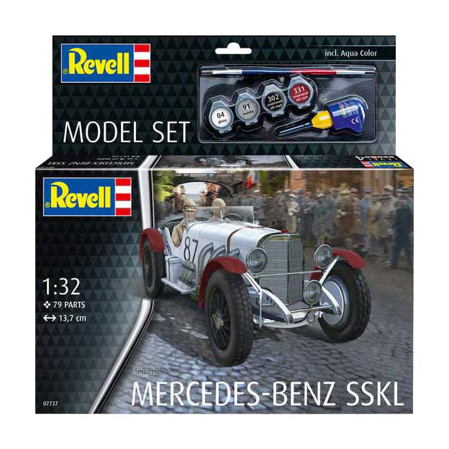 Maquette Revell - Mercedes-Benz SSKL 1:32 - 79 pièces. - y compris couleurs de peinture de base