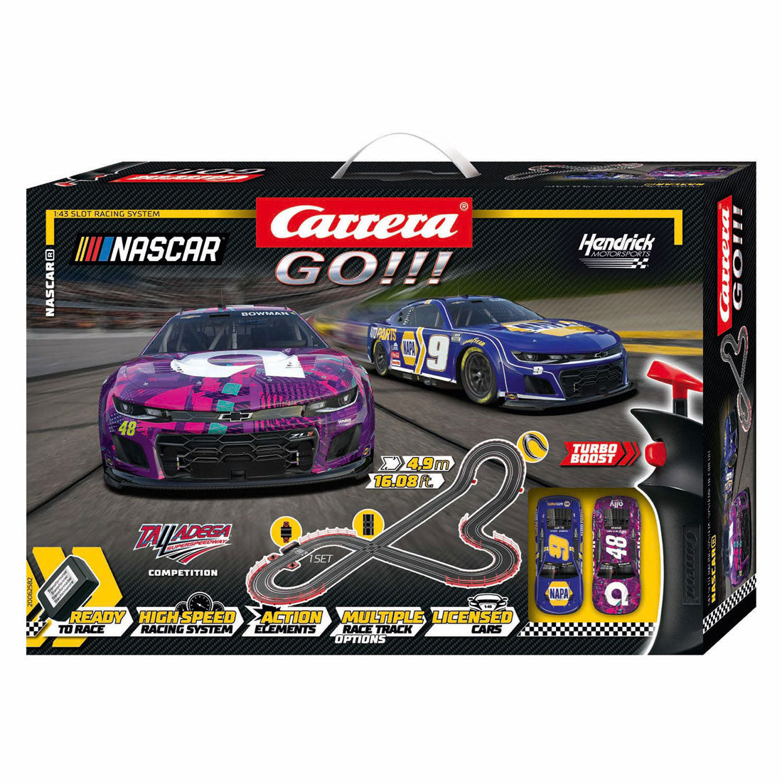 Carrera, allez !!! compétition nascar talladega