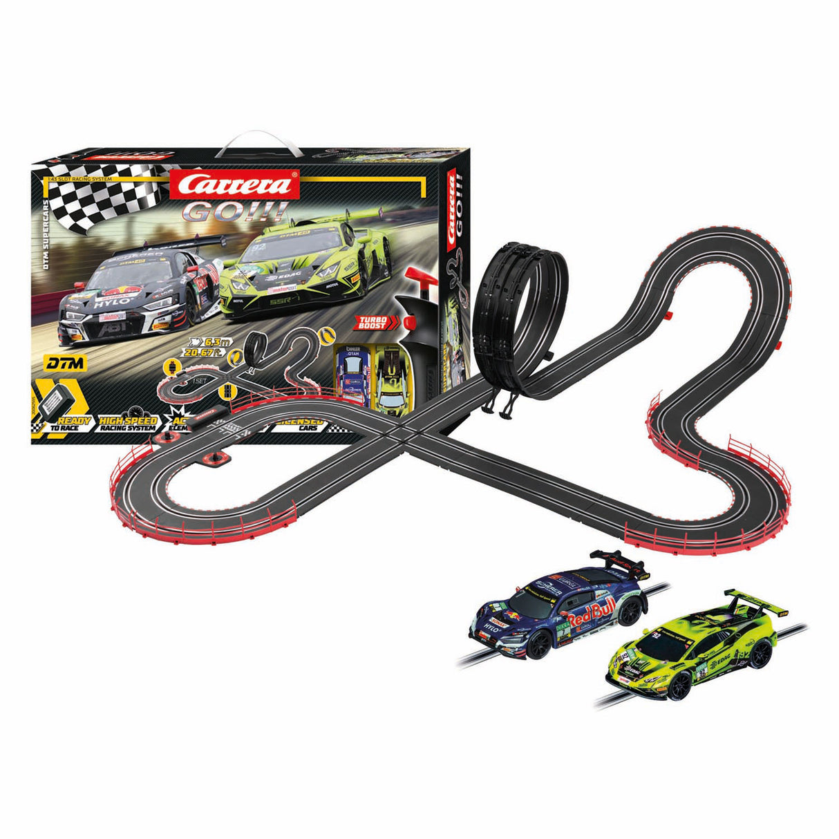 Carrera, allez !!! piste de course - supercars dtm