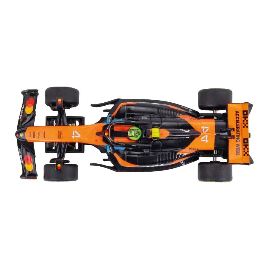 Carrera, allez !!! équipe mclaren formule 1 l. Norris, n°4 - 1:43