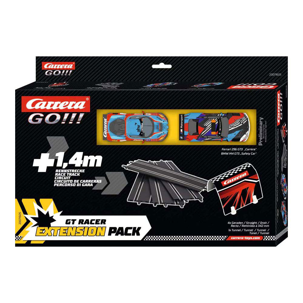 Carrera, allez !!! GT Racer Expansion Set 1:43 - BMW M4 GT3 contre Ferrari 296 gt3