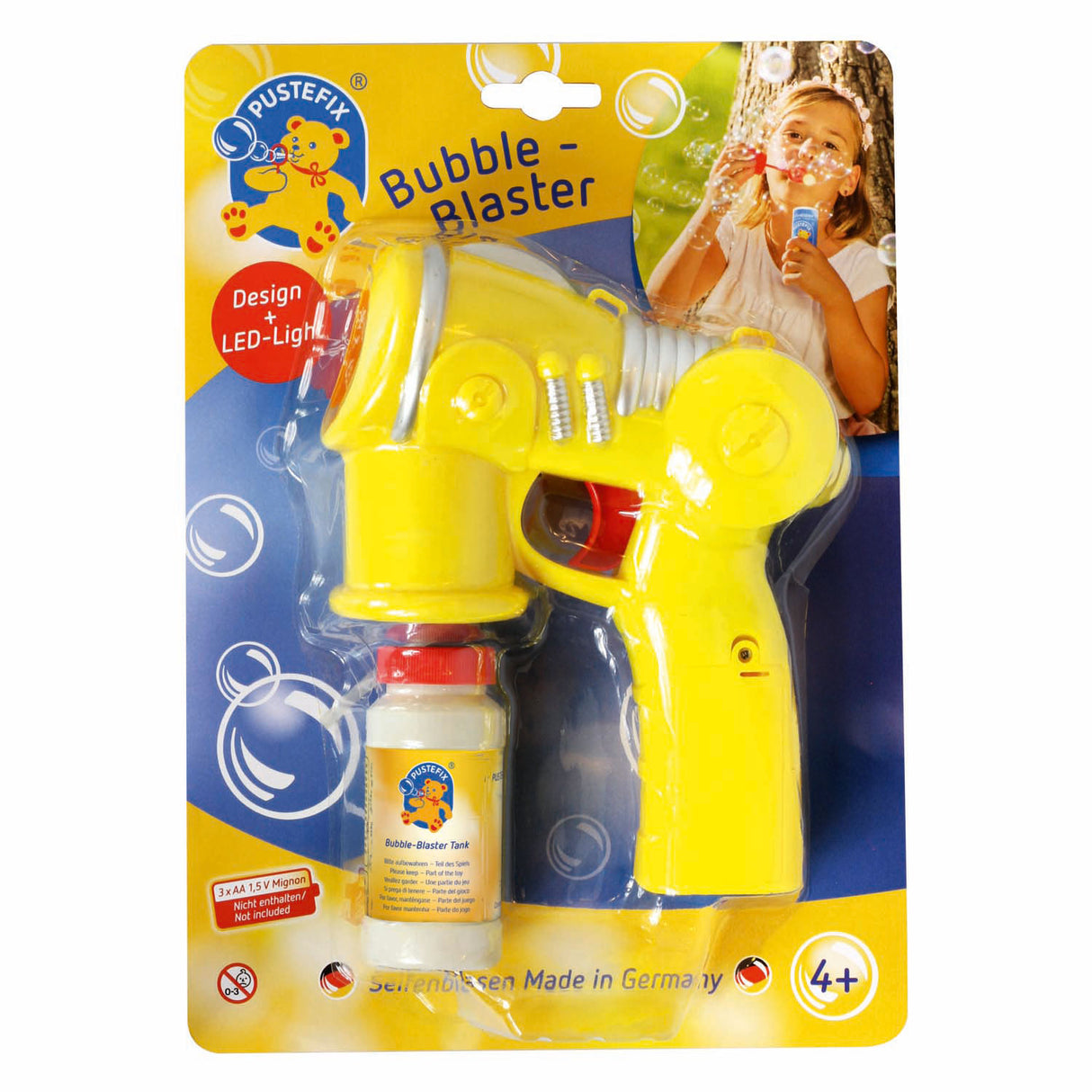 Pistolet à bulles Pustefix avec souffleur à bulles