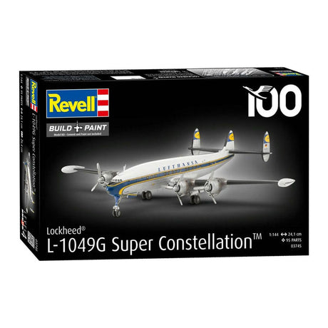 Maquette Revell Lockheed L.1049g Super Constellation Lufthansa 1:144 - 95 pièces.