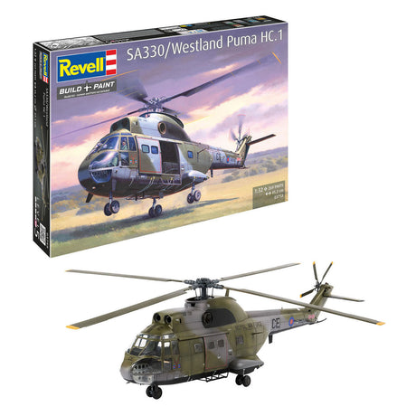Revell modelbouwpakket sa 330 westland puma hc.1 1:32 - 160dlg.