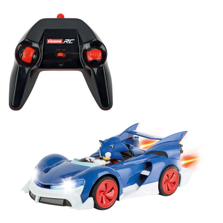 Carrera rc 2.4ghz team sonic racing - sonic, version performance - 1:18
