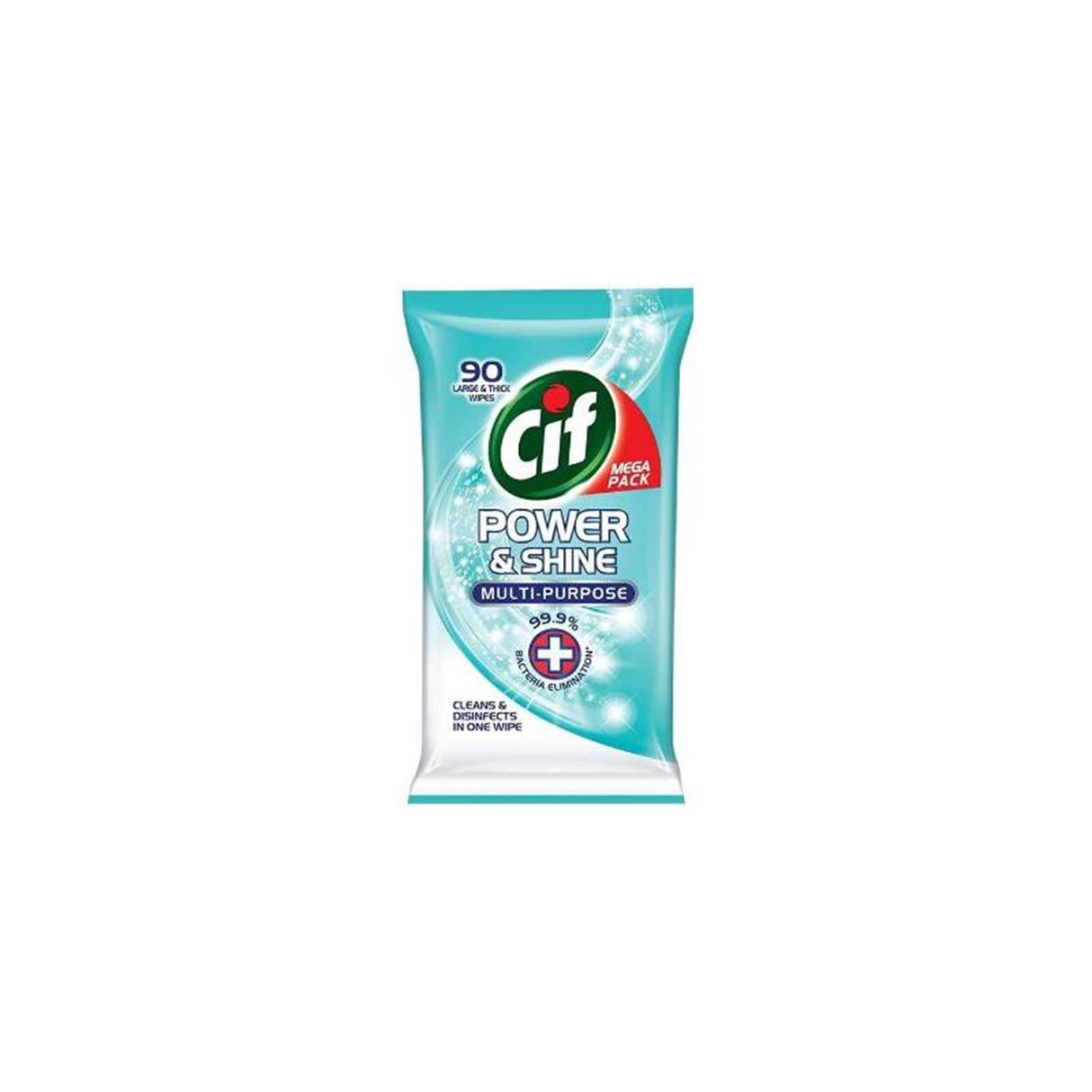Lingettes nettoyantes Cif 90 pièces Power Shine