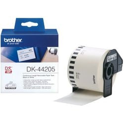 Ruban à lettres dk44205 brother 64mmx30,48mtr autocollant blanc