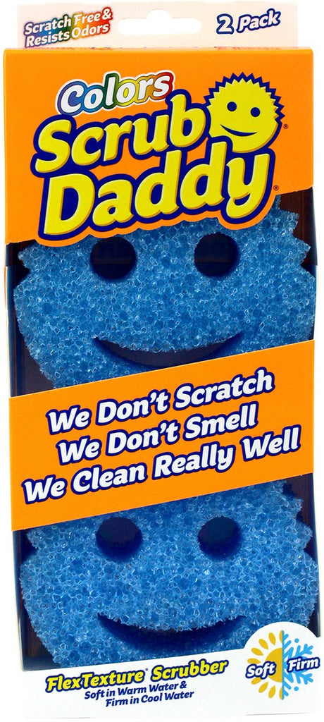 Éponge de nettoyage Scrub Daddy – bleue – 2 pièces