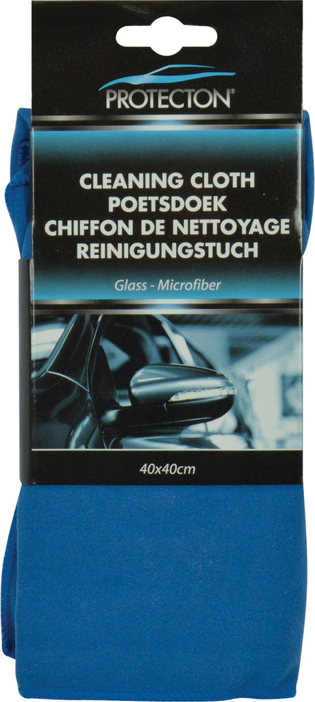 Tissu de polissage Protecton 40 x 40 cm de microfibre bleu