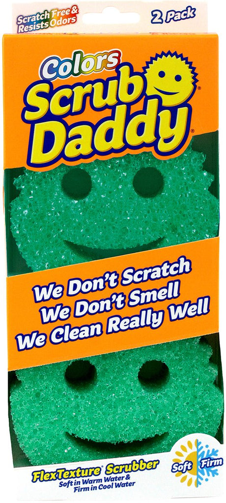 Éponge de nettoyage Scrub Daddy – verte – 2 pièces