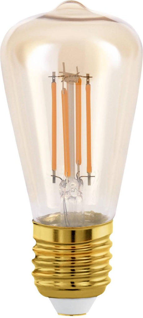 Lampe LED Eglo - E27- 270 LM - ST48 Rustique - Amber 2200K
