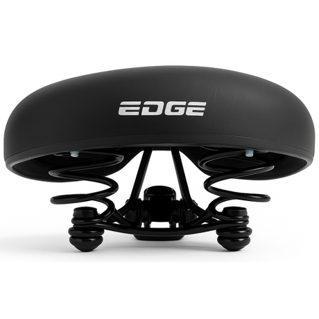 Edge Fietszadel City Black (emballage d'atelier)