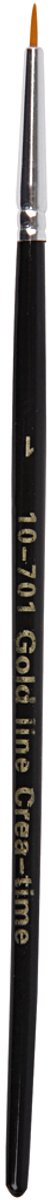 Pinceaux Creativ company gold line, taille 0, l: 17 cm, l: 1 mm, ronds, 12 pièces 1 boîte