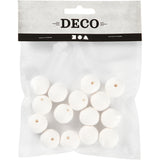 Boules Creativ company, d 20 mm, blanches, 15 pièces 1 boîte