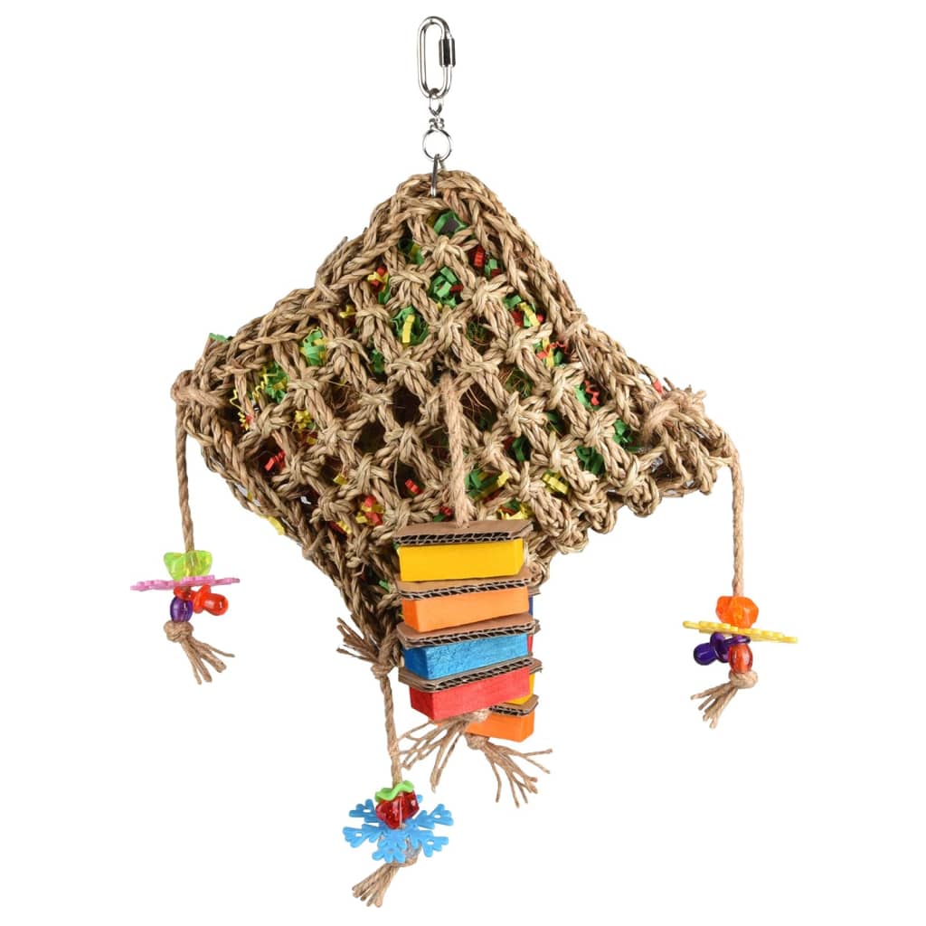 Flamingo Flamingo Bird Toys Papyr Parrot Network Square 45 cm Multi -Colored