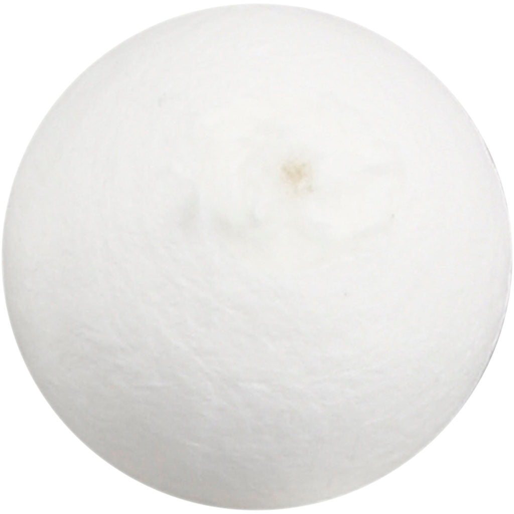 Boules Creativ company, d 40 mm, blanches, 100 pièces 1 boîte